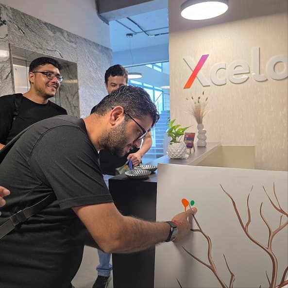 The team at an Xcelore off-site