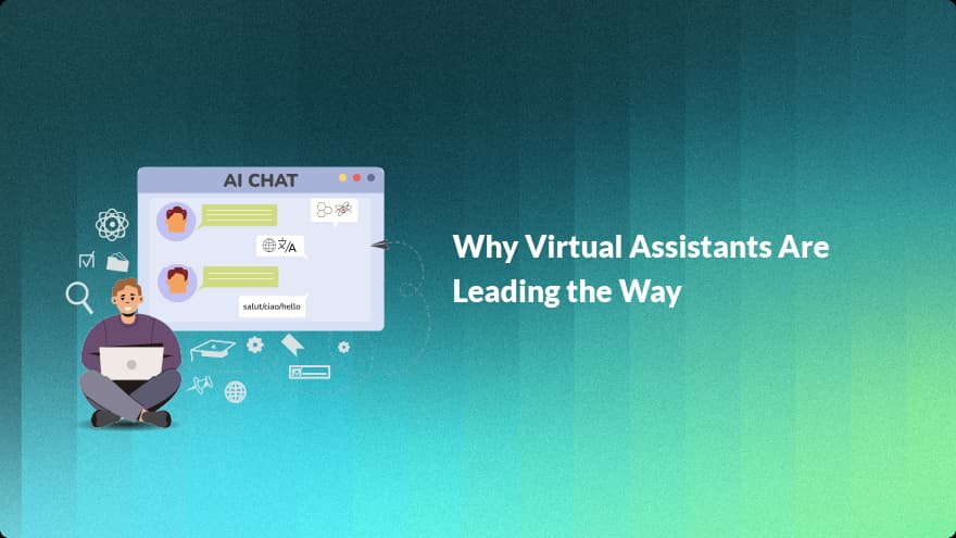 AI-enabled virtual assistant chatbot image