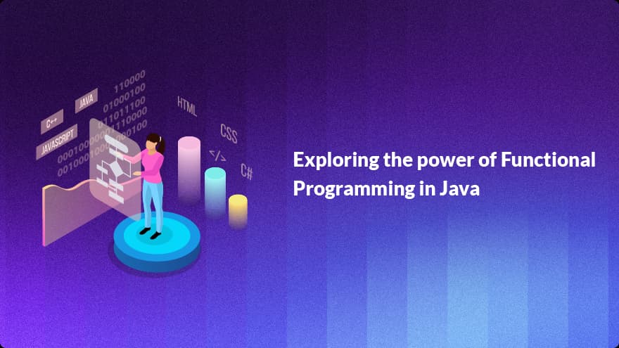 Functional programming in Java, representational image.