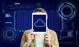 Representational image about a blog for Cloud computing