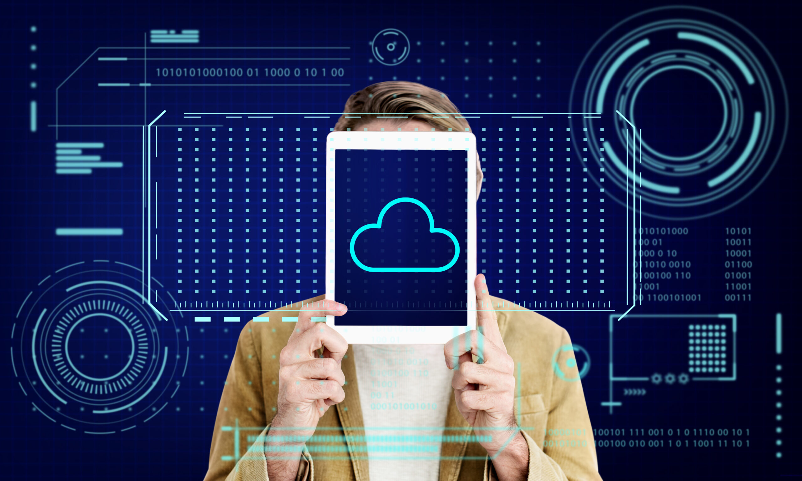 Representational image about a blog for Cloud computing