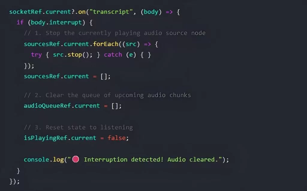 Frontend Response: