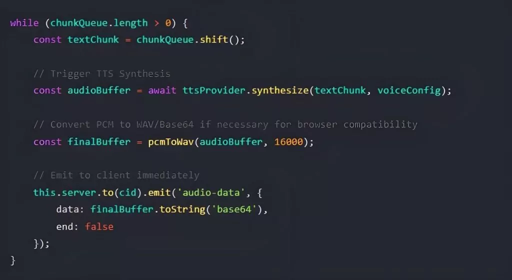 Streaming Text to Speech (TTS)