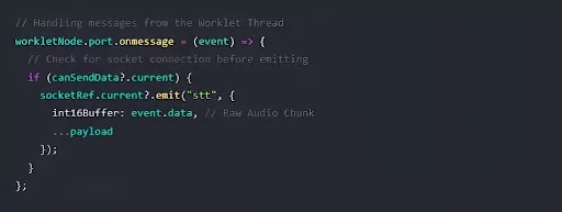Streaming Audio via WebSockets